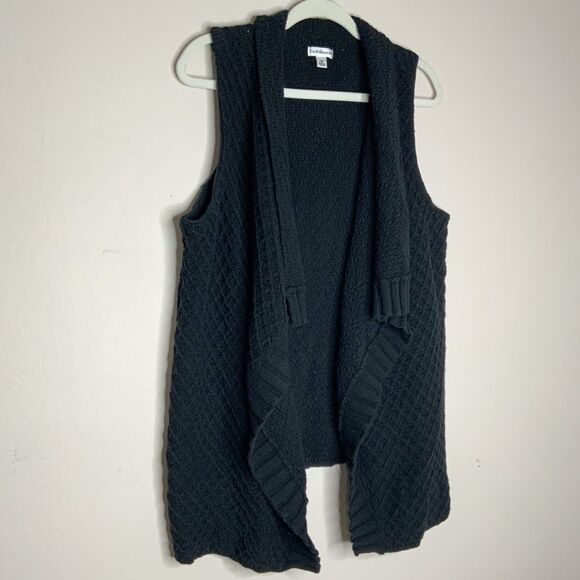 Croft&Barrow sleeveless openfaced cardigan sweater - Picture 7 of 7